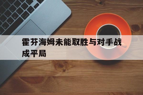 乐鱼app-霍芬海姆未能取胜与对手战成平局